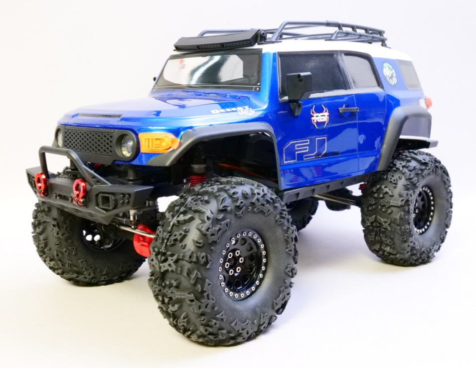 1/10 RC Truck TOYOTA FJ Truck LIFTED 4x4 RTR 313mm w/ LED Lights