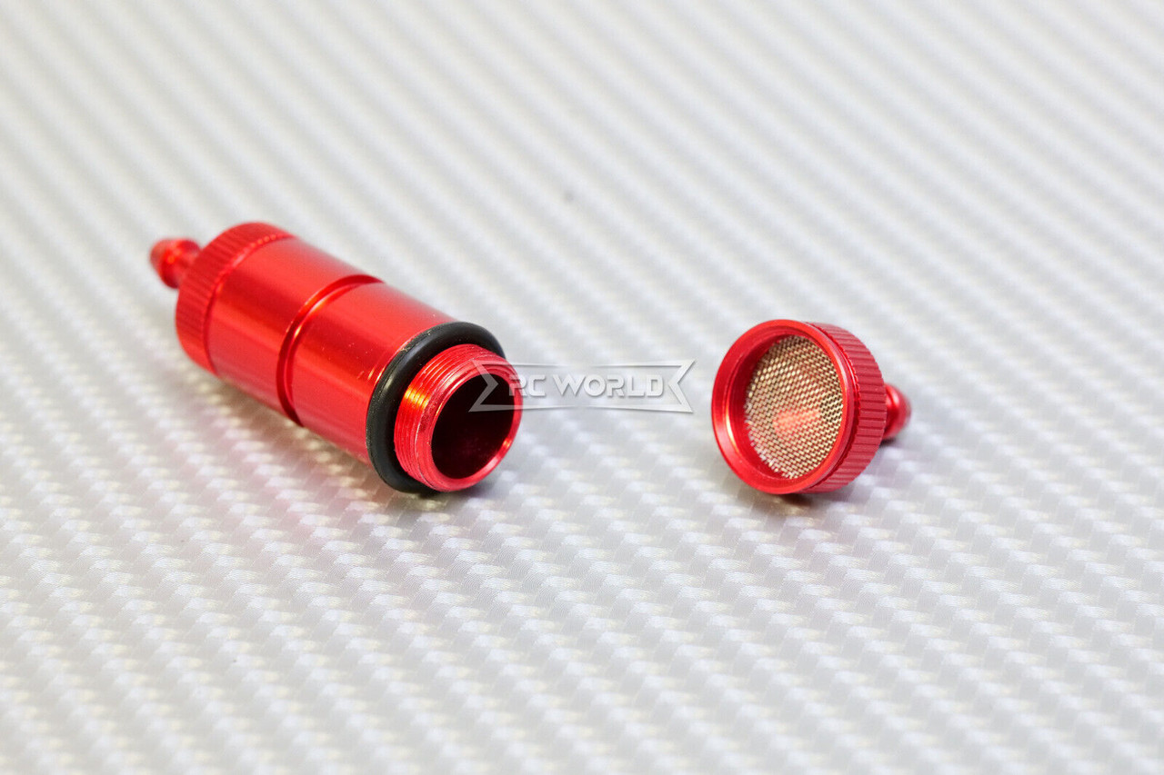 Filtro De Nitro Para Coches RC – Aleación De Aluminio, Fácil De Instalar Y Superresistente