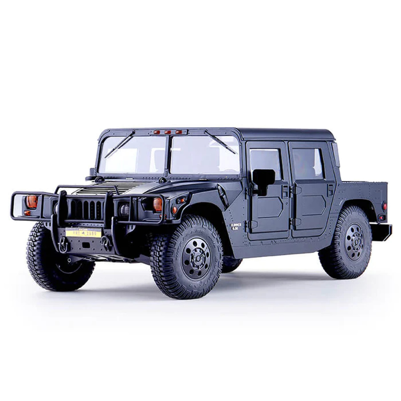 RC 1/12 HUMMER Humvee H1 Pick Up 2-Speed 4X4 4WS *RTR* -BLACK-