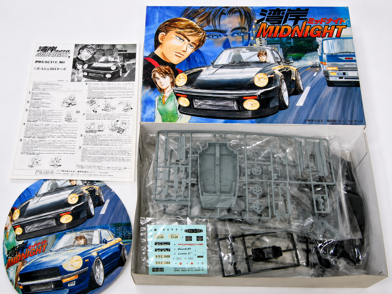 Fujimi 1/24 Wangan Midnight PORSCHE 930 TURBO Black Bird Plastic