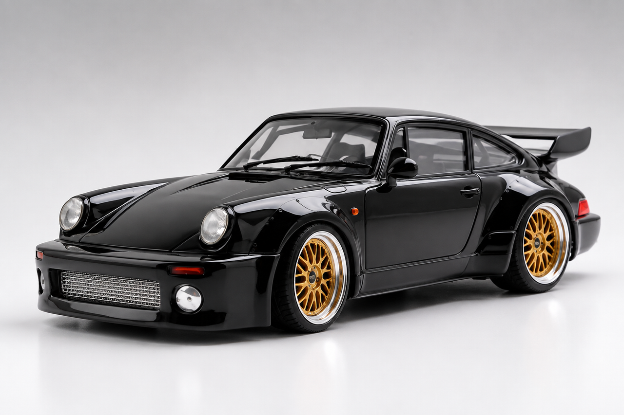 Fujimi 1/24 Wangan Midnight PORSCHE 930 TURBO Black Bird Plastic