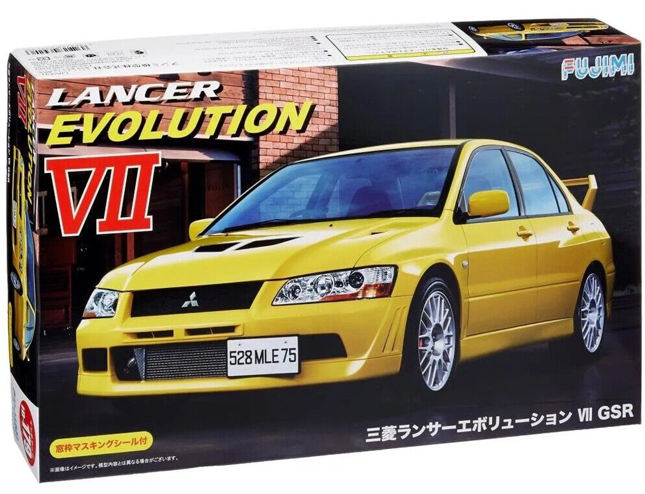 Fujimi 1/24 Mitsubishi Lancer Evolution VII GSR Plastic Model Kit