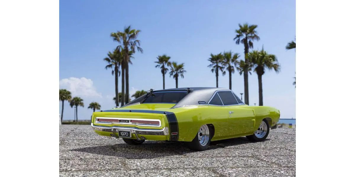 Kyosho RC Car 1970 DODGE CHARGER 4wd *GREEN* -RTR- #34417T2