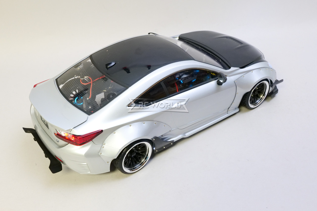 Custom RC 1/10 Drift LEXUS RCF AWD DRIFT Car RTR W/ LED Red