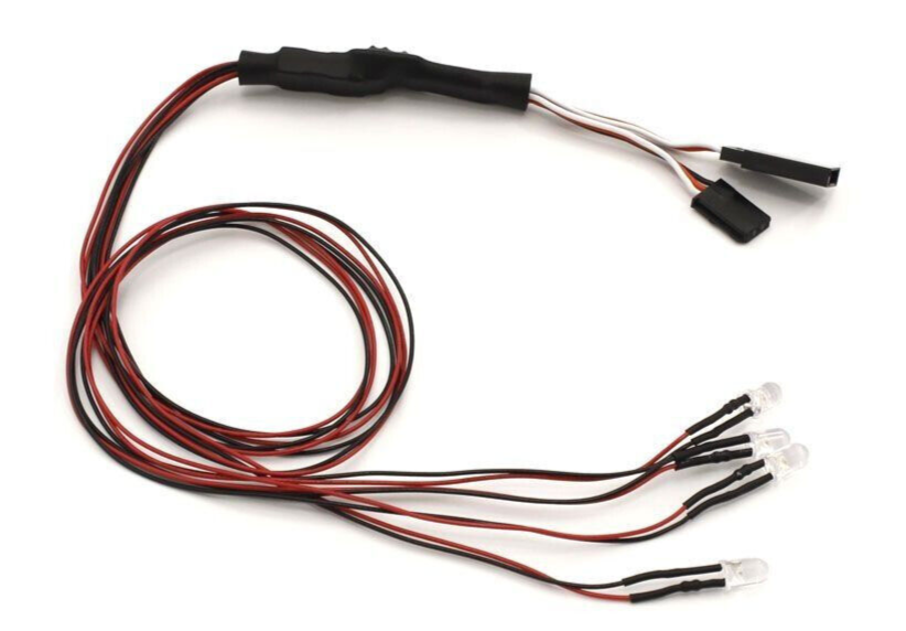 Kyosho LED Light Unit 5mm (4) Bulbs RED #97054-4R-B