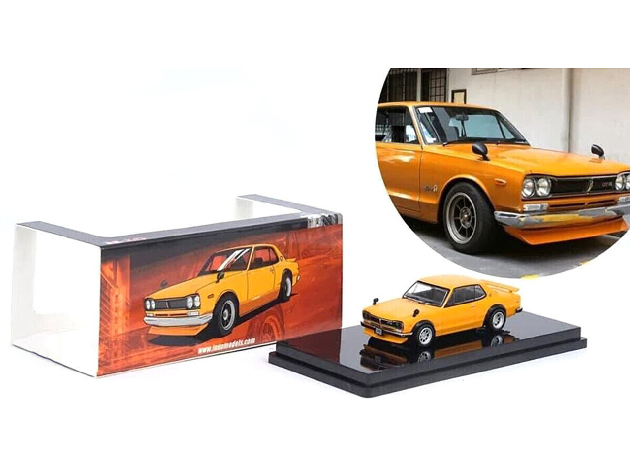 Inno 1/64 NISSAN SKYLINE 2000 GT-R KPGC10 Expo Diecast Model Car