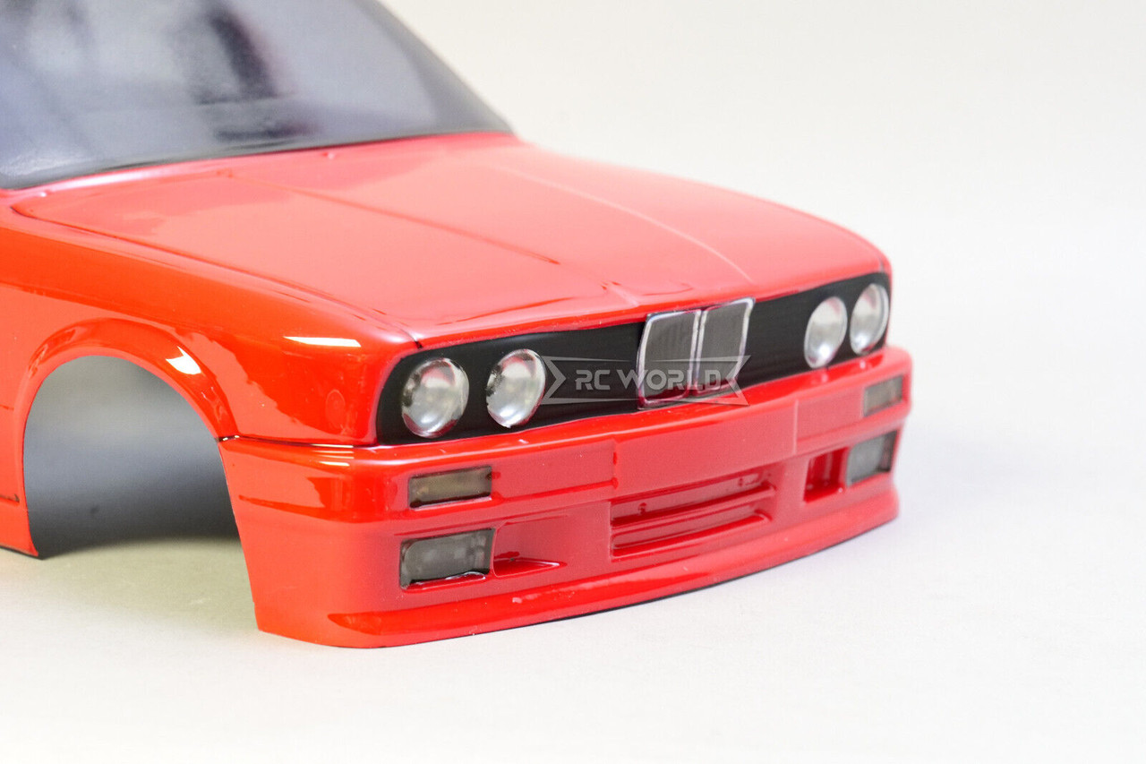 1/10 RC Car BODY Shell BMW E30 Body -RED- *FINISHED*