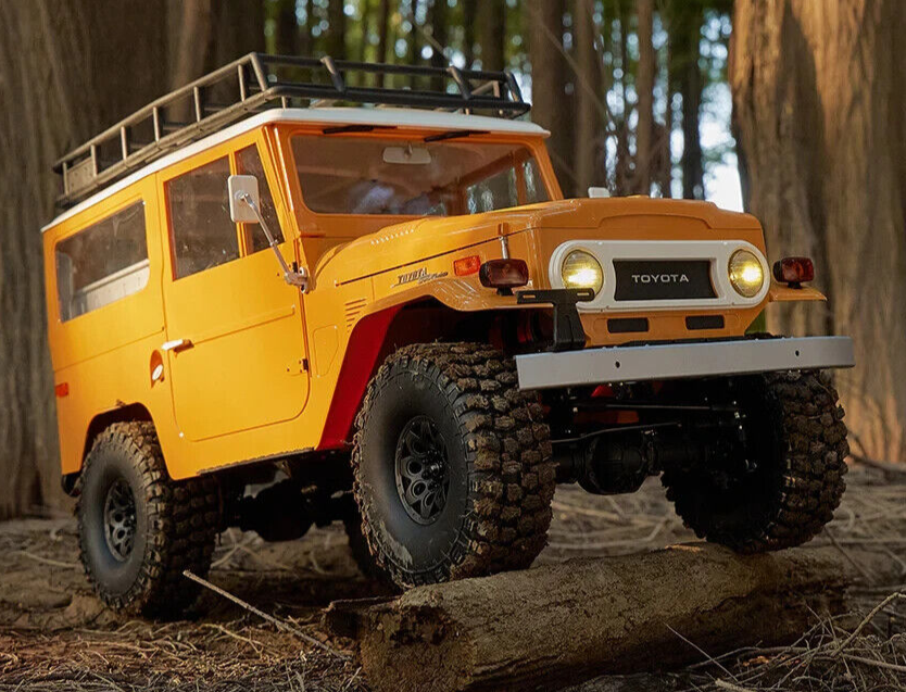 RC 1/10 TOYOTA FJ40 Scale Truck 4X4 W/ LED Lights *RTR* -BLUE-