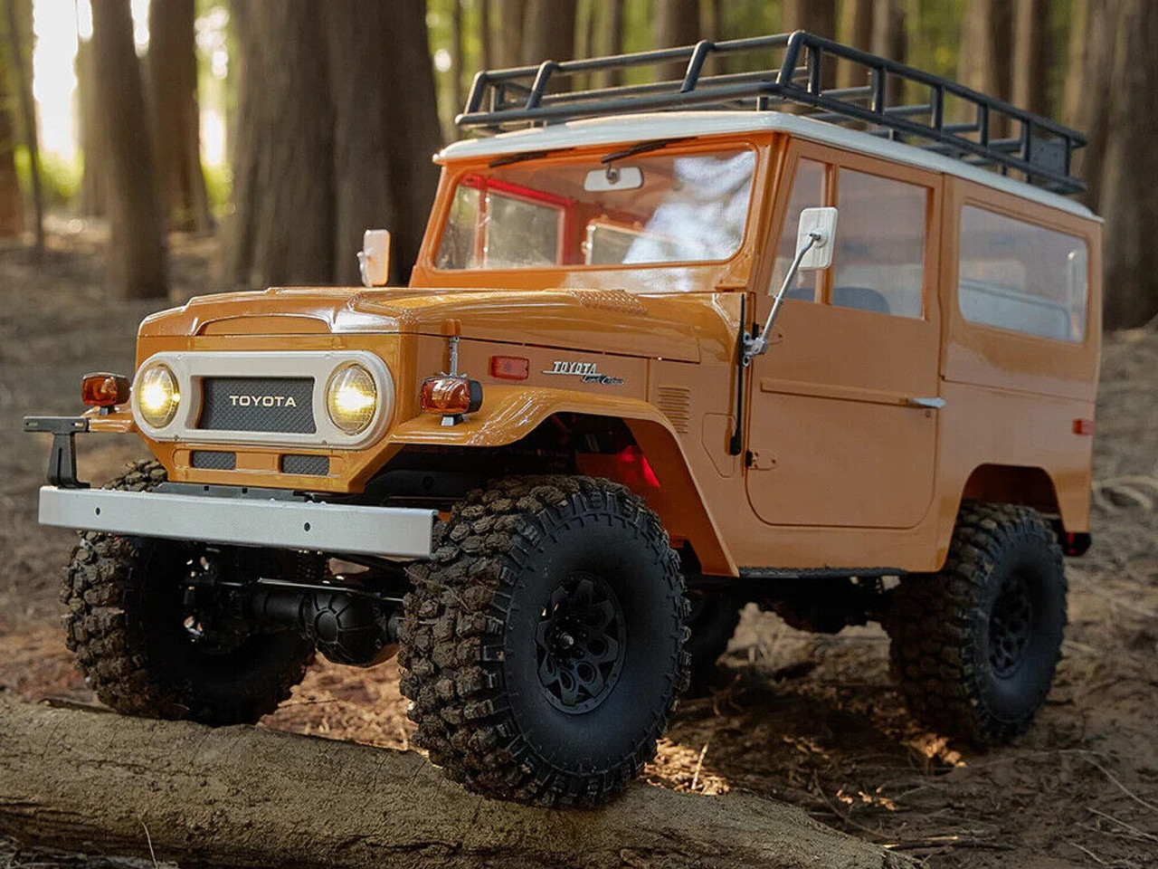 RC 1/10 TOYOTA FJ40 Scale Truck 4X4 W/ LED Lights *RTR* -BLUE-