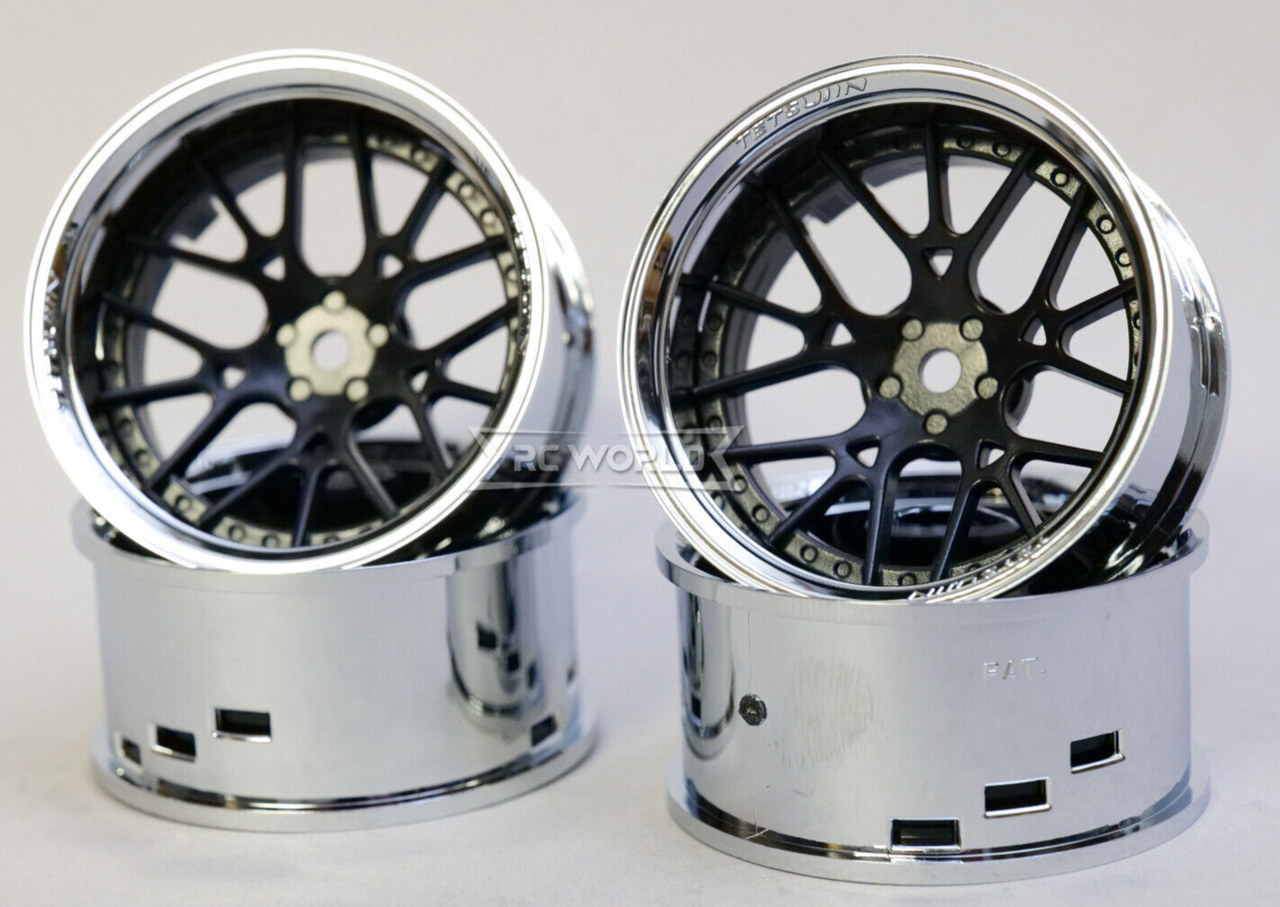 Tetsujin Wheel COMBO Southern Cross SILVER + PINK Lips (4PCS) TT-7671