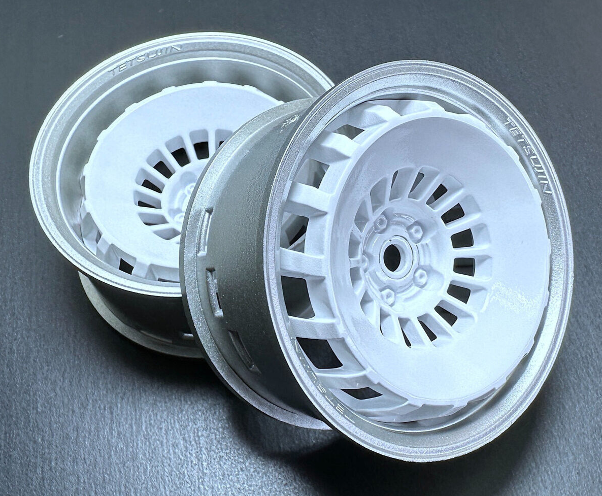 Tetsujin Wheel COMBO Bowler WHITE + CHROME Lips 3/6/9 Offset (4PCS