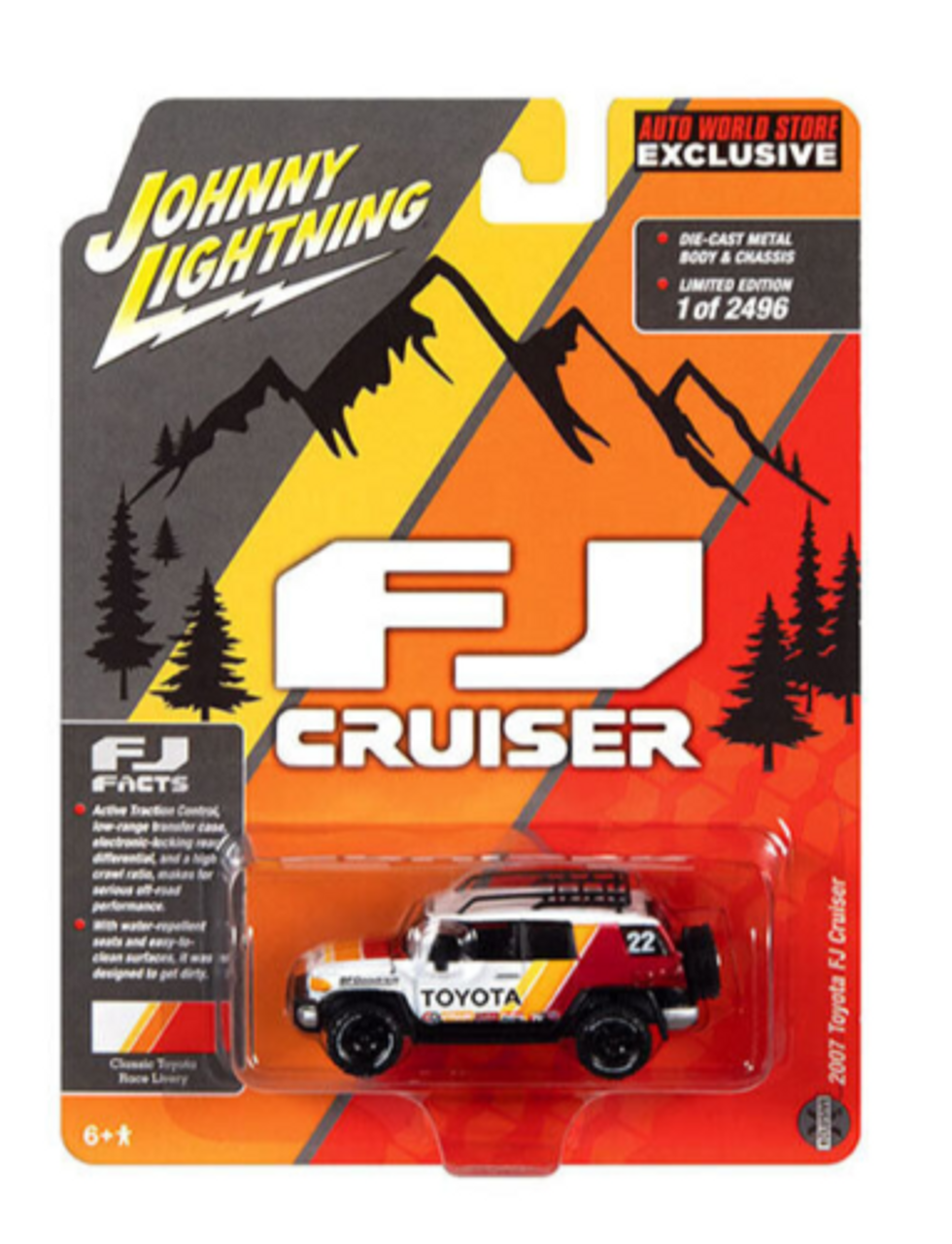 Johnny Lightning 1/64 Die Cast 2007 TOYOTA FJ CRUISER 4X4 TRD