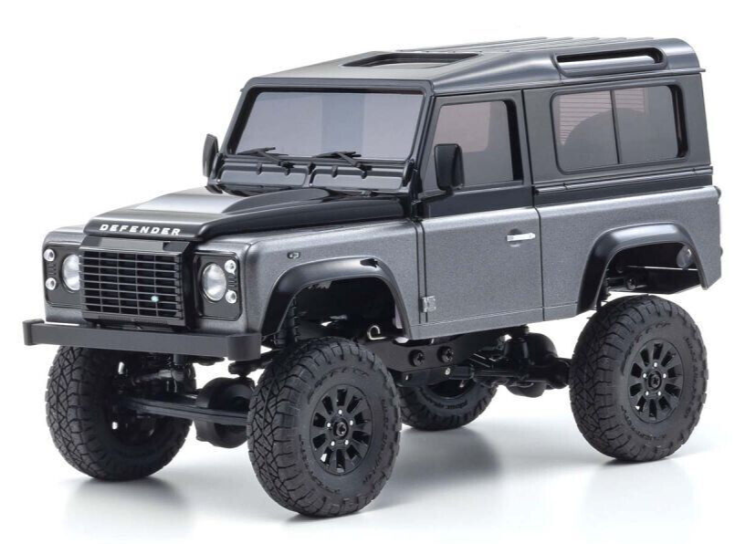 RCボディーDEFENDER Kyosho RC Mini Z 4X4 LAND ROVER Defender 90 RTR -GREEN- #32529GR