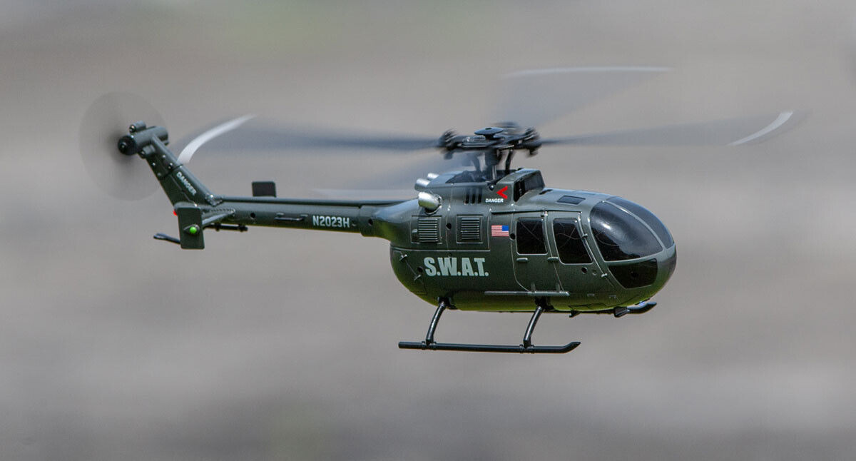 RC HELICOPTER 4 Blade POLICE W/ Gyro Stabilization 4CH 2.4gh-RTF-