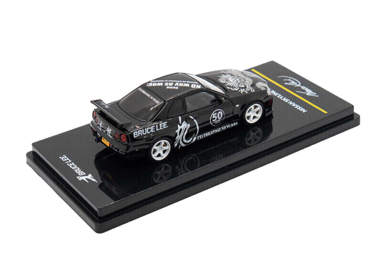 1/64 Die Cast NISSAN SKYLINE R33 GTR Bruce Lee Model Car