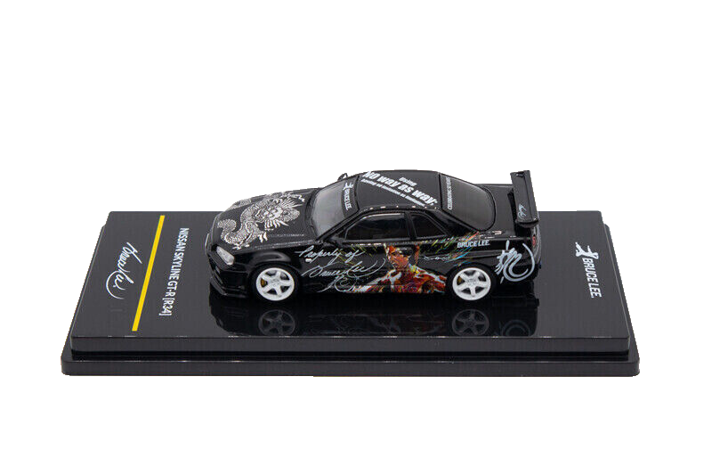 1/64 Die Cast NISSAN SKYLINE R31 GTS-R Bruce Lee Model Car -RED-