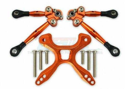 For Traxxas 4-TEC 2.0 TIE RODS + STABILIZER Upgrade GT049RA - RED -