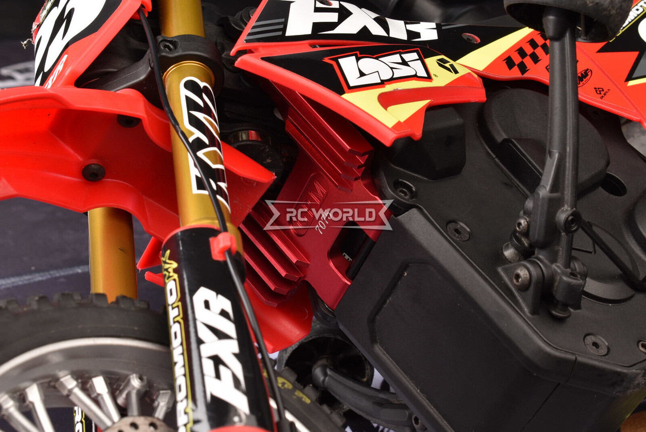 For 1/4 Losi Promoto Bike FRONT GRILL HEAT SINK Cover Metal