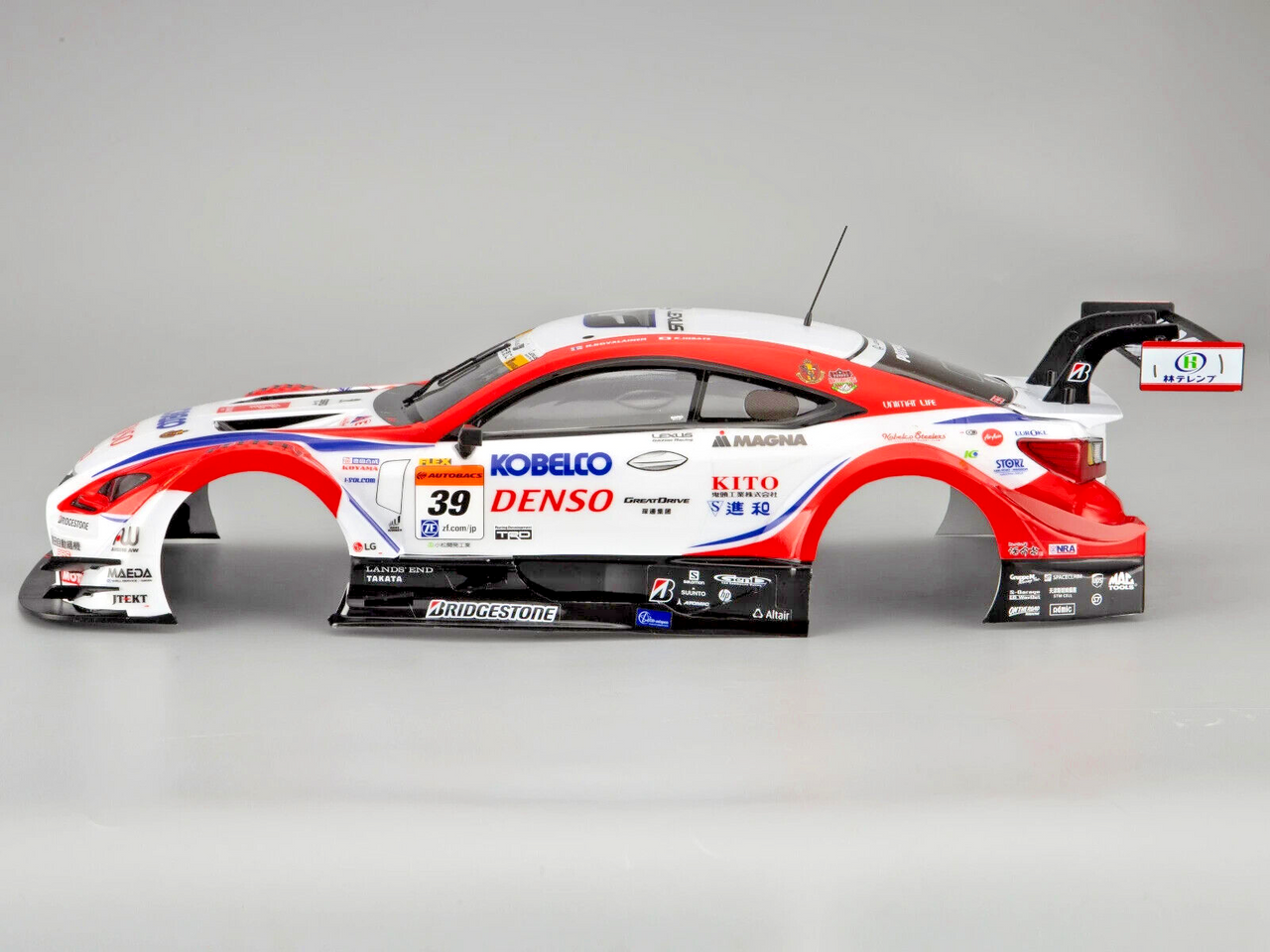 キラーボディー1/10 DENSO KOBELCO SARD LEXUS RCF RC 1/10 BODY Shell LEXUS RCF Denso Kobelco Sard Body