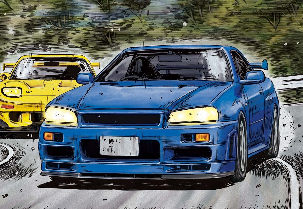 Fujimi 1/24 Initial D HOSINO KOZO BNR34 Skyline GT-R Plastic Model Kit
