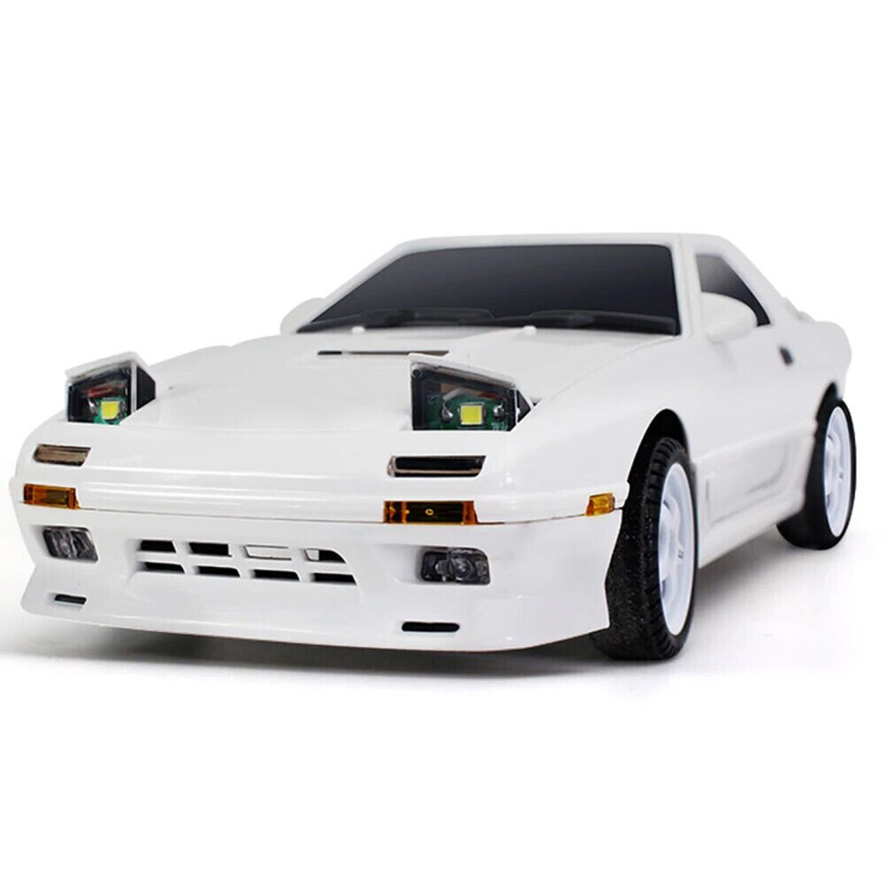 RC 1/18 DRIFT Car MAZDA RX7 FC W/ Pop Up Lights/ LED/Gyro RWD Car -