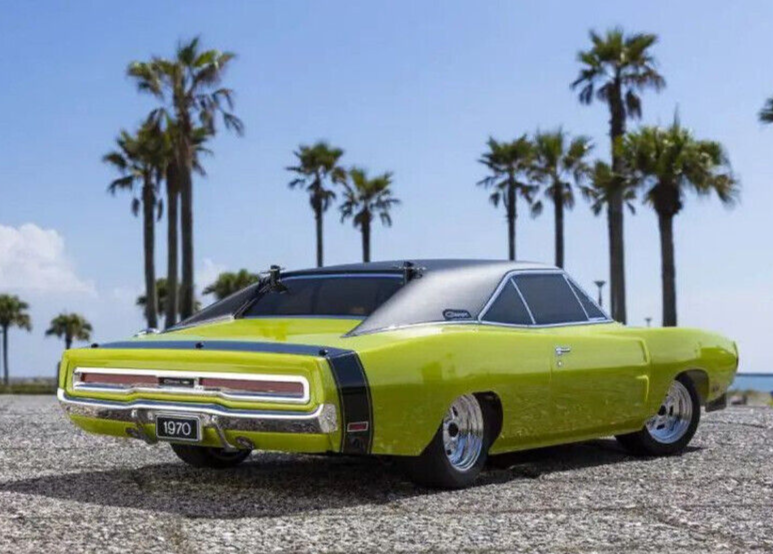 1/10 RC Car Body DODGE CHARGER HEMI -Painted- *GREEN* #FAB703G