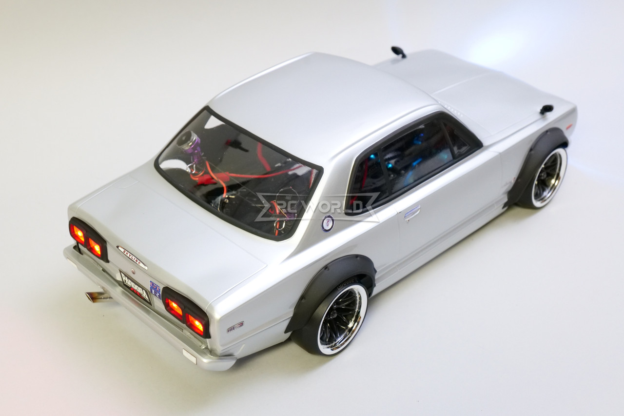 Custom RC 1/10 Drift NISSAN SKYLINE R34 AWD DRIFT Car RTR W/ LED