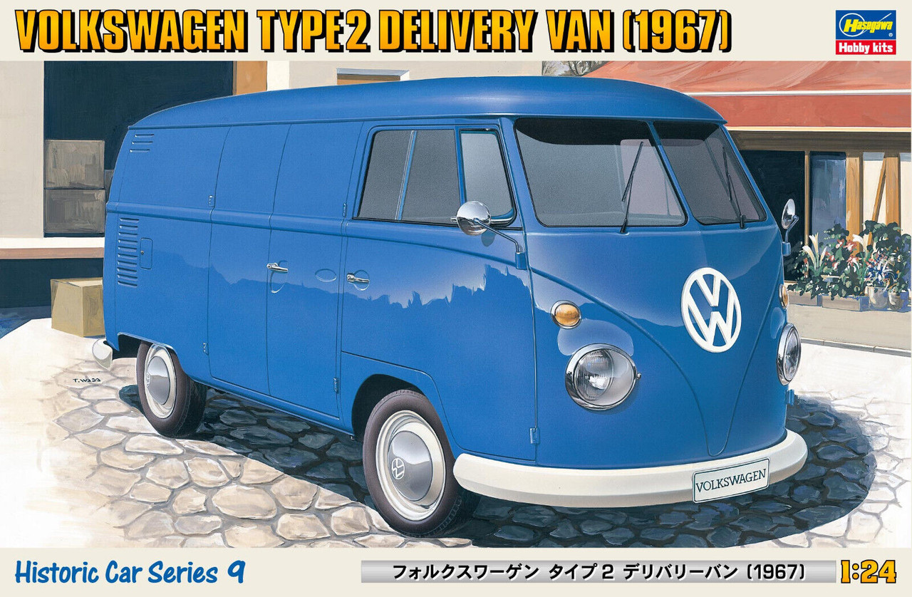 VOLKSWAGEN TYPE 2 DELIVERY VAN 2種セット Hasegawa 1/24 Volkswagen Type 2 Delivery Van '1967' VW Plastic