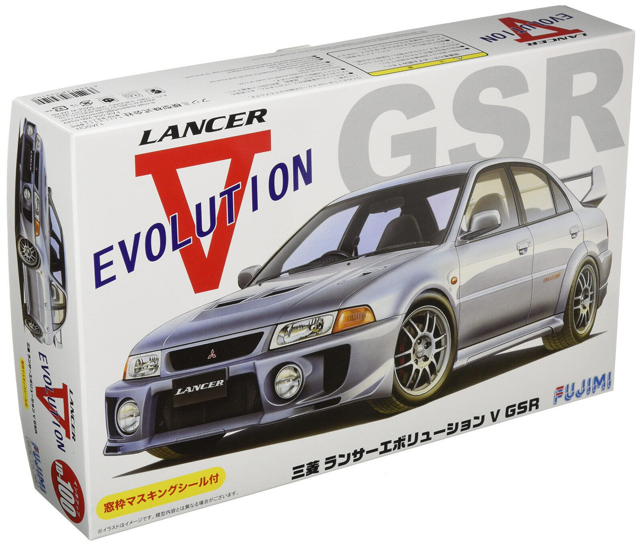 Fujimi 1/24 Lancer Evolution V GSR w/Window Frame Masking Plastic