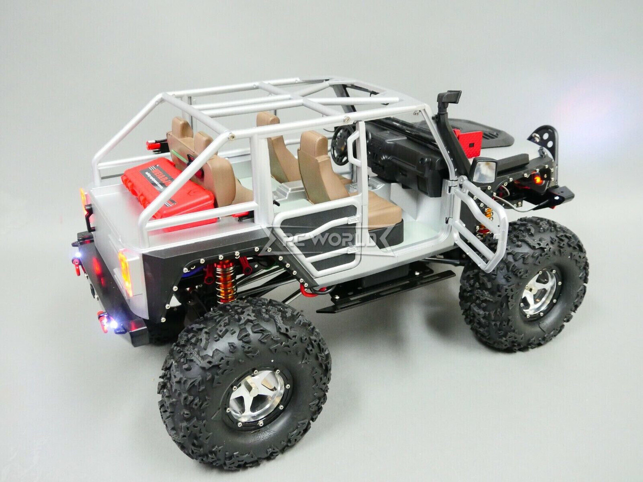 RC 1/10 JEEP Wrangler Rubicon Hard BODY Bikini Top W/ Nerf Bar