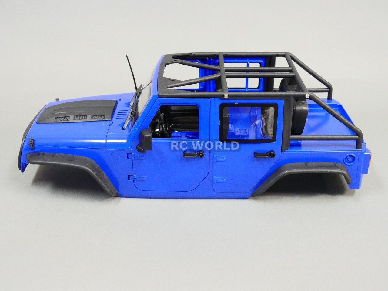 RC 1/10 JEEP Wrangler Rubicon Hard BODY Bikini Top W/ Nerf Bar
