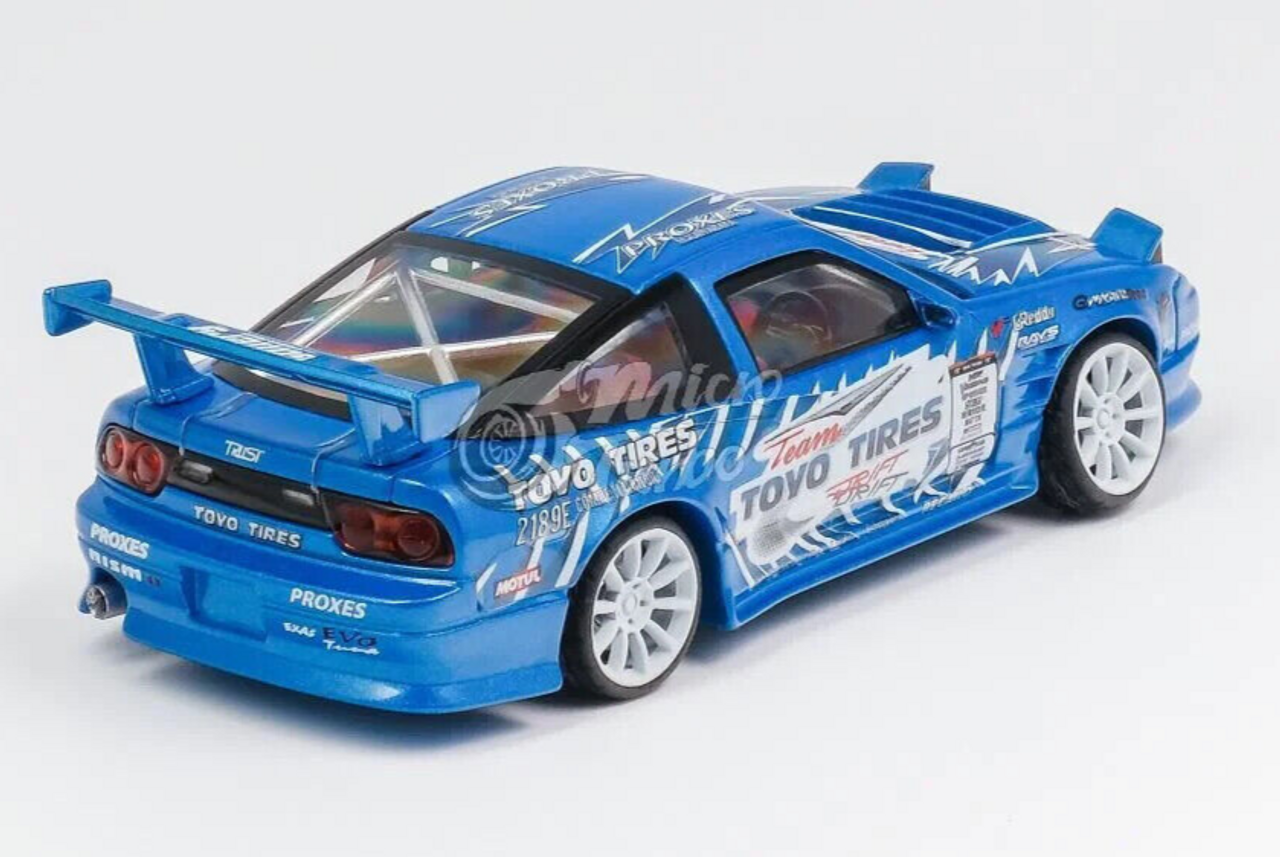 1/64 Metal NISSAN 180SX w/ Pop Up/Interior/Engine Model Car 