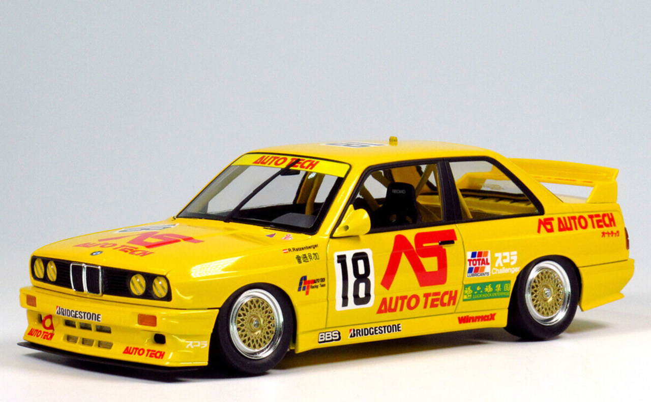 プラッツ/NuNu 1/24 BMW M3 E30 Gr.A 91 オートテック Platz 1/24 BMW M3 E30 Gr. A 1991 Auto Tech Plastic Model Kit