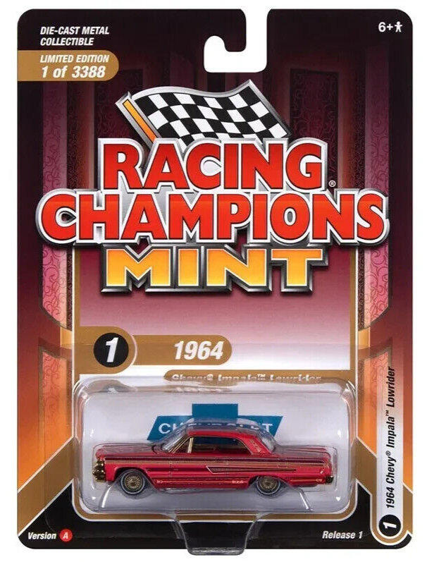 RC 1/64 Die Cast 1964 CHEVY IMPALA Low Rider -MAGENTA-