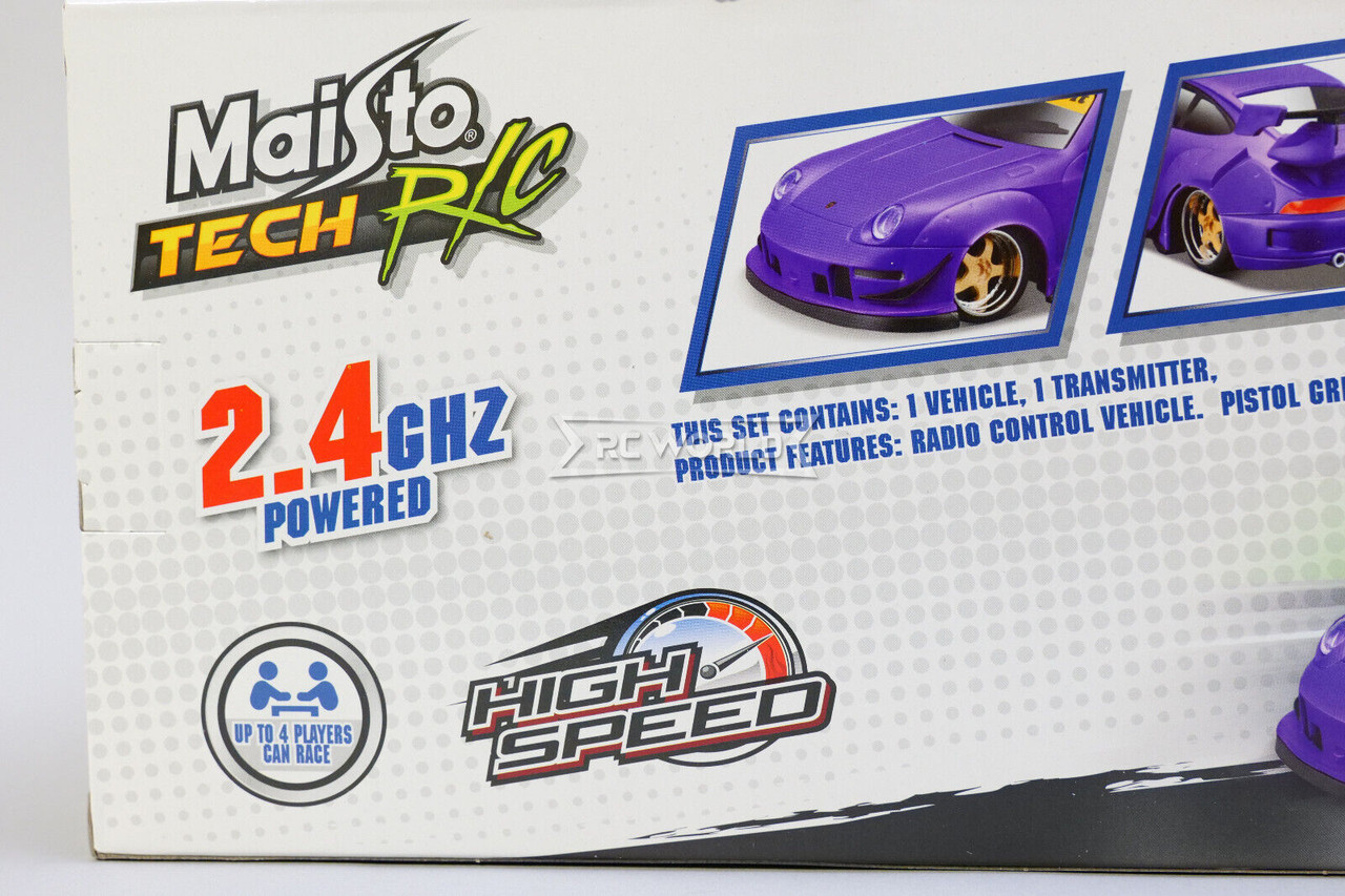 RC 1/24 PORSCHE 911 TURBO RWB 2WD RC Toy Car *PURPLE* -RTR