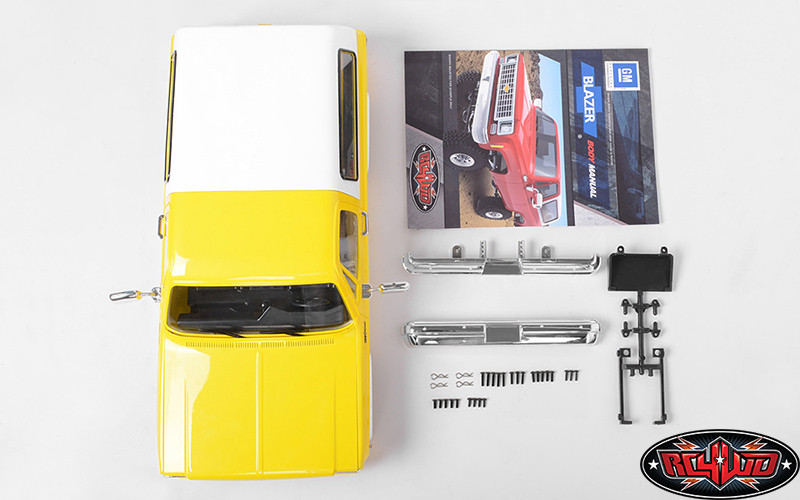 RC4WD Chevrolet Blazer K5 Hard Body -YELLOW-