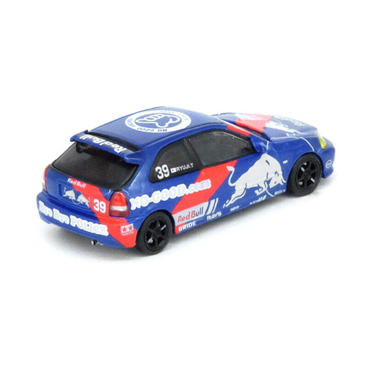 1/64 HONDA CIVIC Type-R Red Bull No Good Racing Model Car -BLUE-