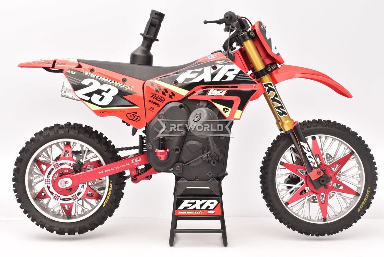 For 1/4 Losi Promoto Bike REAR SWING ARM Metal Upgrade #MX057 -BLACK-