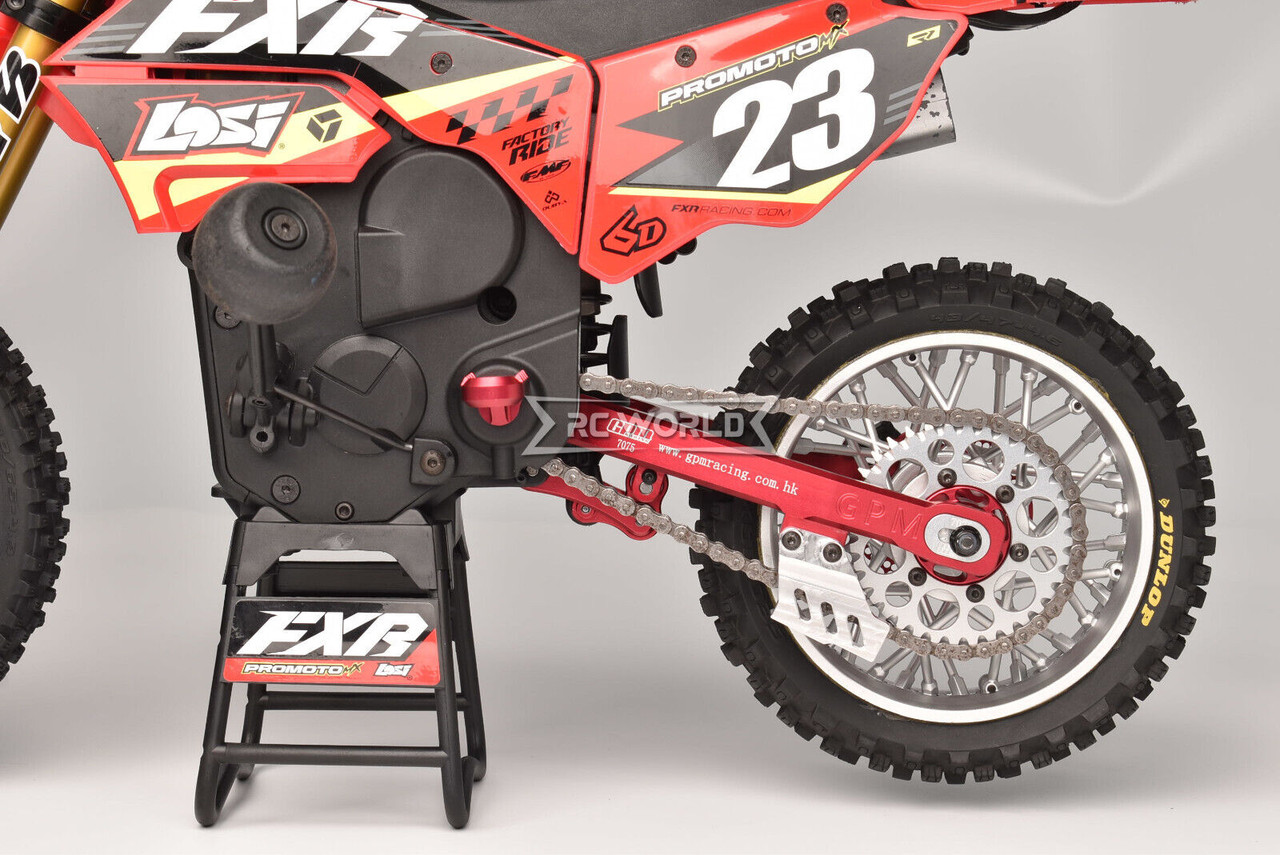 その他 Losi 1/4 bike LOSI 1/4 Promoto-MX Motorcycle RTR, FXR RED - C-LOS06000T1