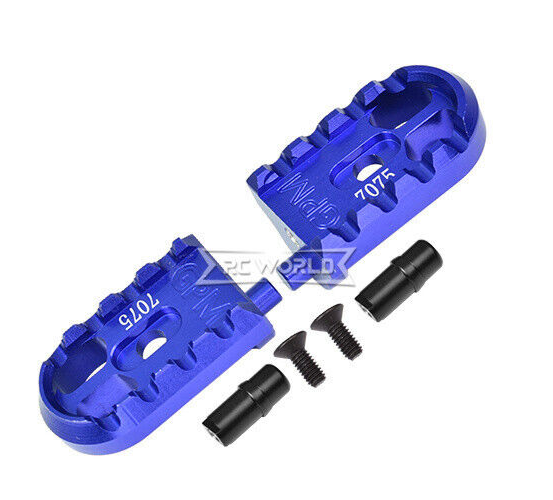 For 1/4 Losi Promoto Bike FOOT PEGS SET Metal Upgrade #MX014 -RED-