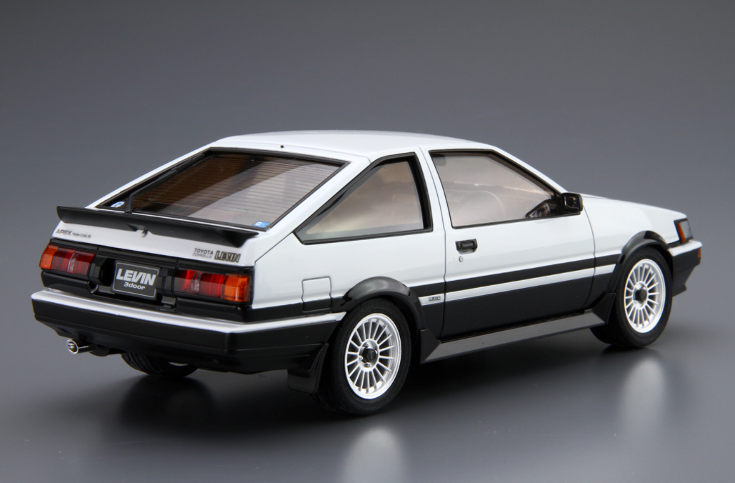 Aoshima 1/24 TOYOTA AE86 SPRINTER TRUENO GT APEX 1985 Plastic