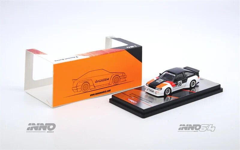 1/64 TOYOTA AE86 Levin Pandem Rocket Bunny INAZUMA Model Car