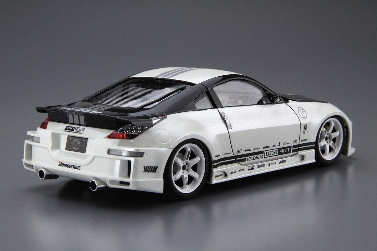 Aoshima 1/24 TOP SECRET Nisan FAIRLADY Z33 2005 Plastic Model Kit