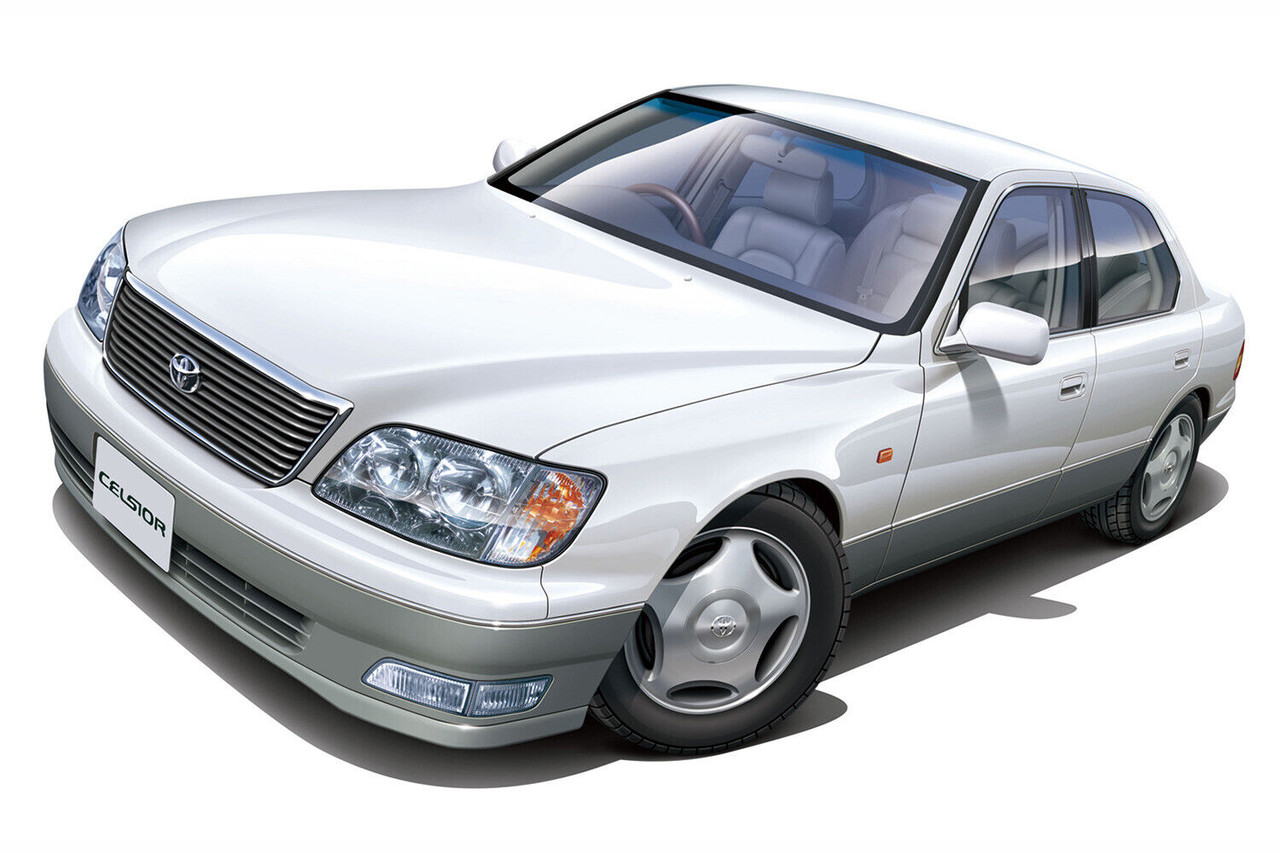 Aoshima 1/24 TOYOTA CELSIOR 1998 UCE21 LS430 Plastic Model Kit