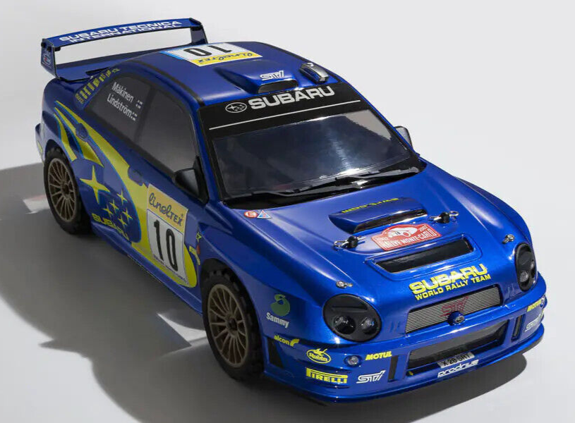 Kyosho 1/10 Body SUBARU IMPREZA WRC 2002 *FINISHED* -BLUE-#FAB612BL
