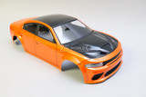 RC 1/10 Car Body DODGE CHARGER SRT *FINISHED* -ORANGE-