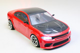 RC 1/10 Car Body DODGE CHARGER SRT *FINISHED* -RED-