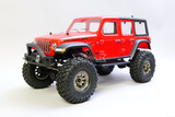 RC 1/10 JEEP WRANGLER Rubicon 4 Door Truck 4x4 RTR -RED-