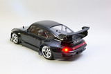 Custom Tamiya 1/10 RC PORSCHE RWB w/ L.E.D Lights -RTR- *BLACK*