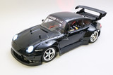 Custom Tamiya 1/10 RC PORSCHE RWB w/ L.E.D Lights -RTR- *BLACK*